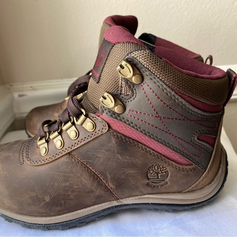 - Timberland  Norwood ankle boots 5 1/2 brown NWOT - Picture 7 of 9